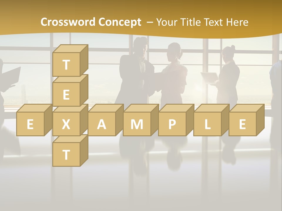Staff Partnership Glass PowerPoint Template