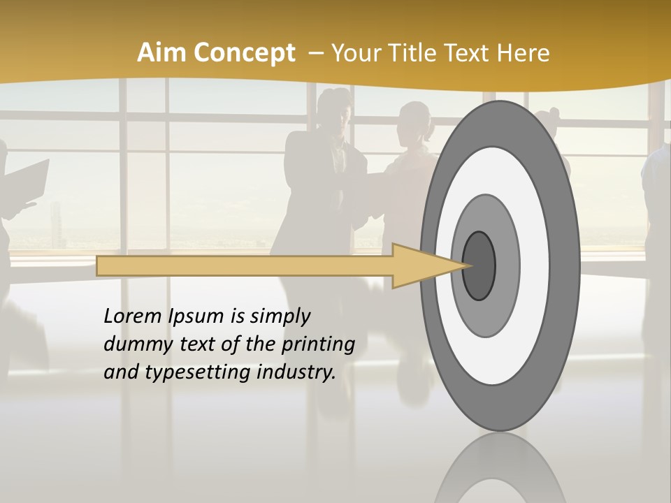 Staff Partnership Glass PowerPoint Template