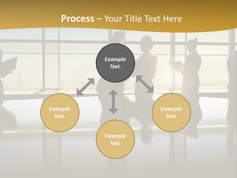 Staff Partnership Glass PowerPoint Template