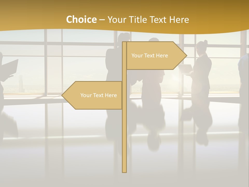 Staff Partnership Glass PowerPoint Template