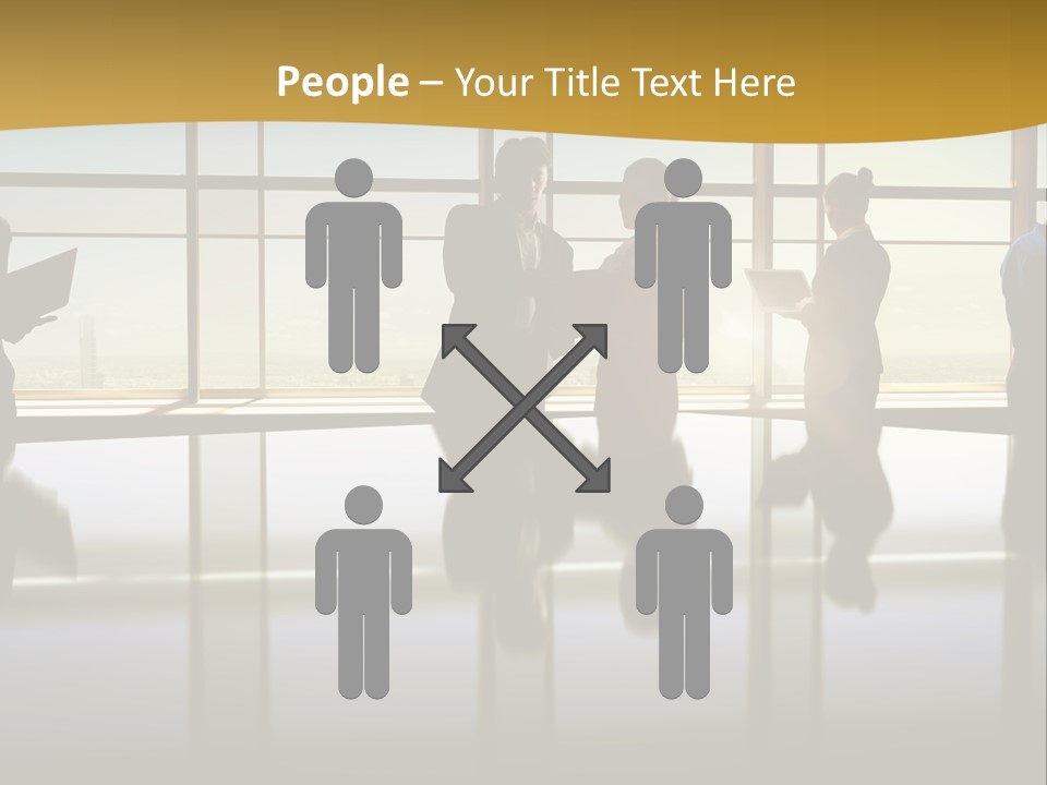 Staff Partnership Glass PowerPoint Template