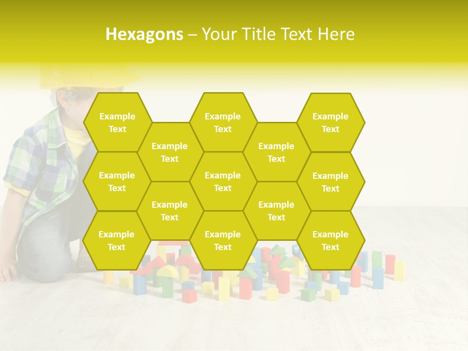 Cubic Multicolor Toy PowerPoint Template