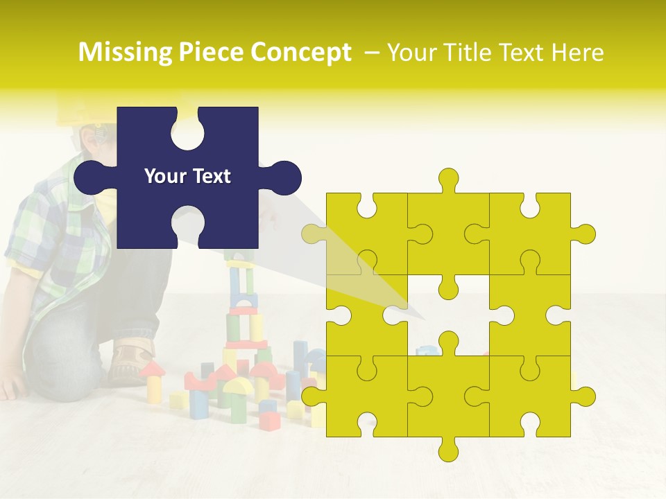 Cubic Multicolor Toy PowerPoint Template