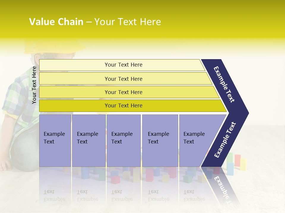Cubic Multicolor Toy PowerPoint Template