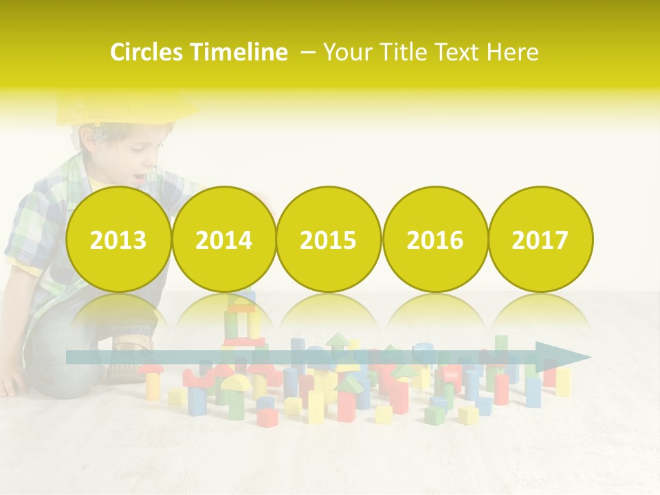 Cubic Multicolor Toy PowerPoint Template