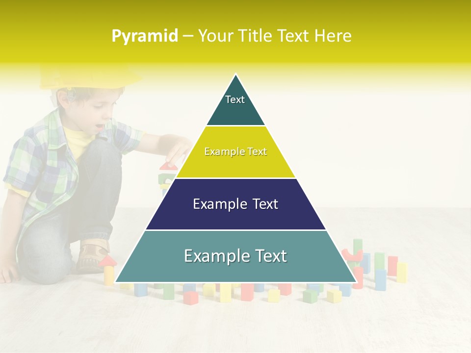 Cubic Multicolor Toy PowerPoint Template