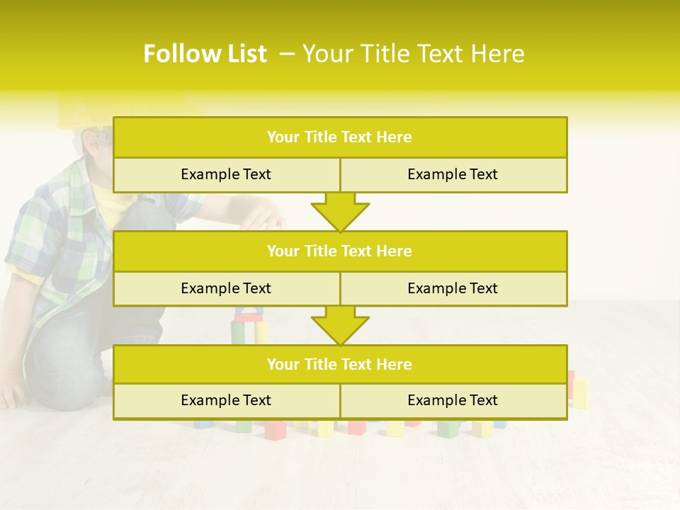 Cubic Multicolor Toy PowerPoint Template