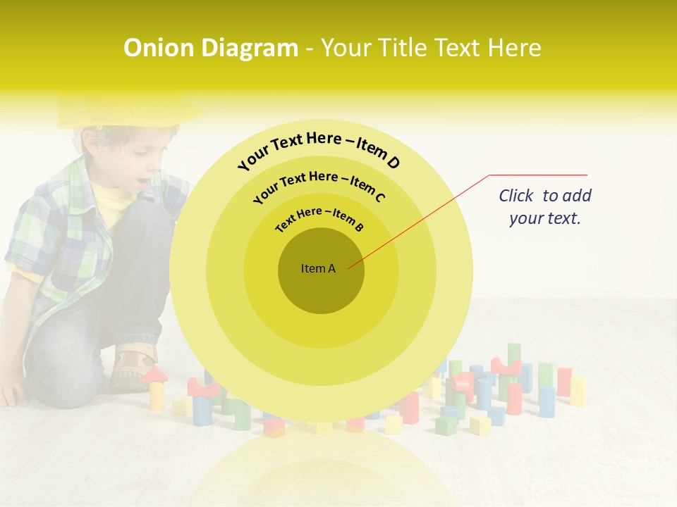 Cubic Multicolor Toy PowerPoint Template