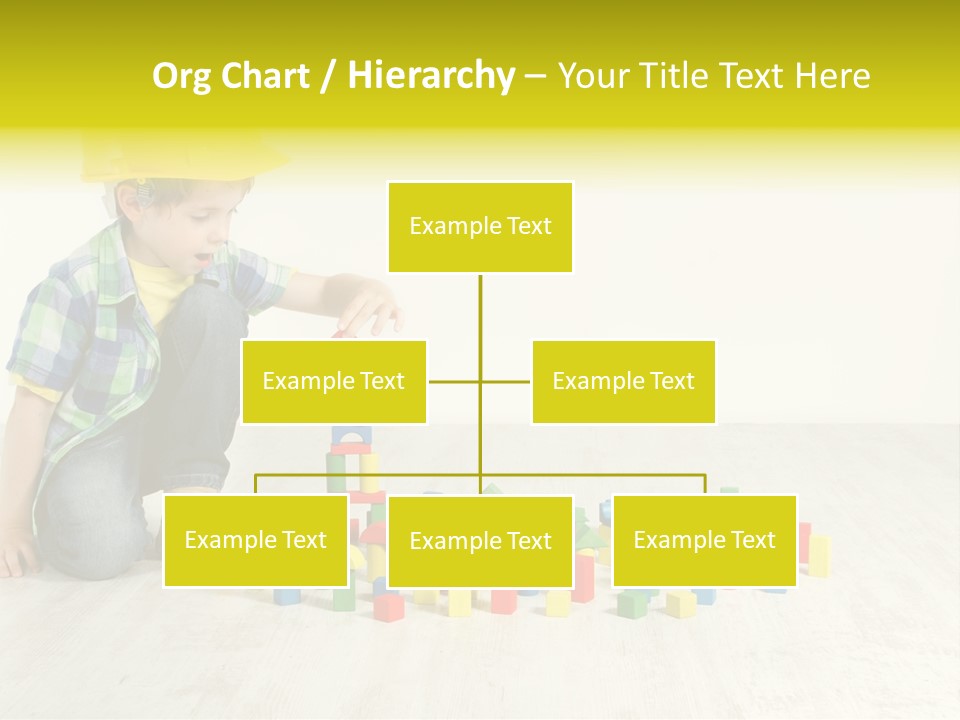 Cubic Multicolor Toy PowerPoint Template