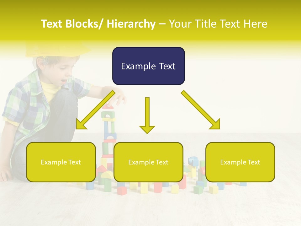 Cubic Multicolor Toy PowerPoint Template