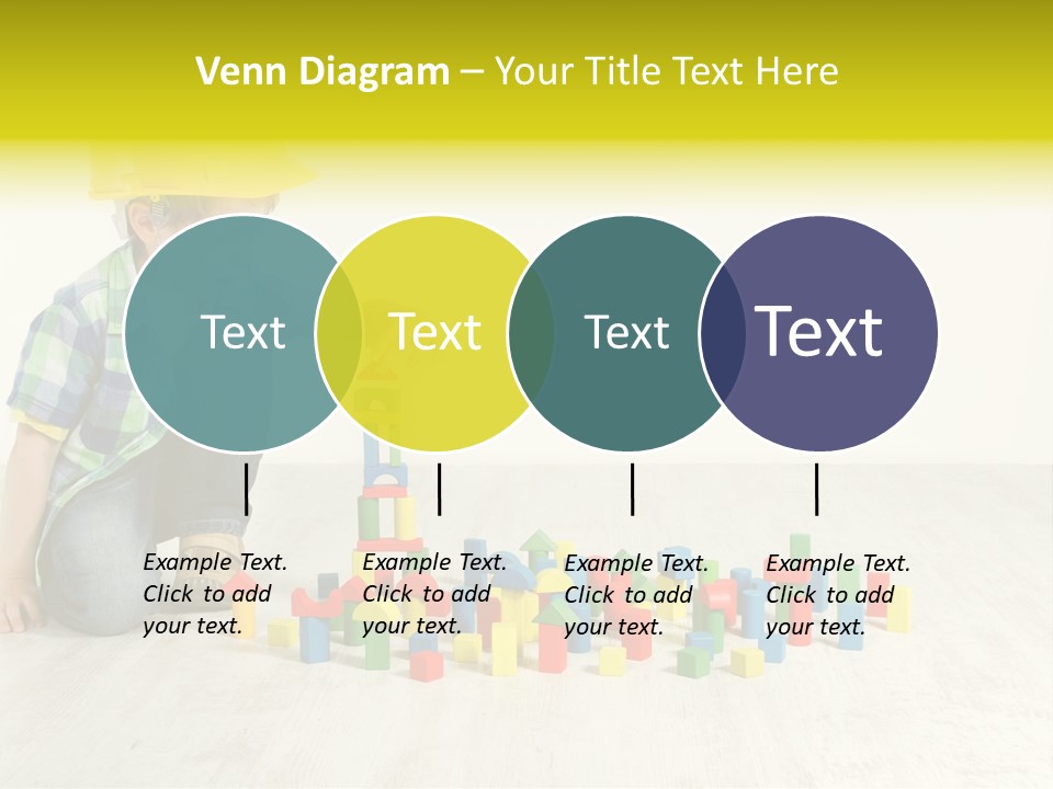 Cubic Multicolor Toy PowerPoint Template