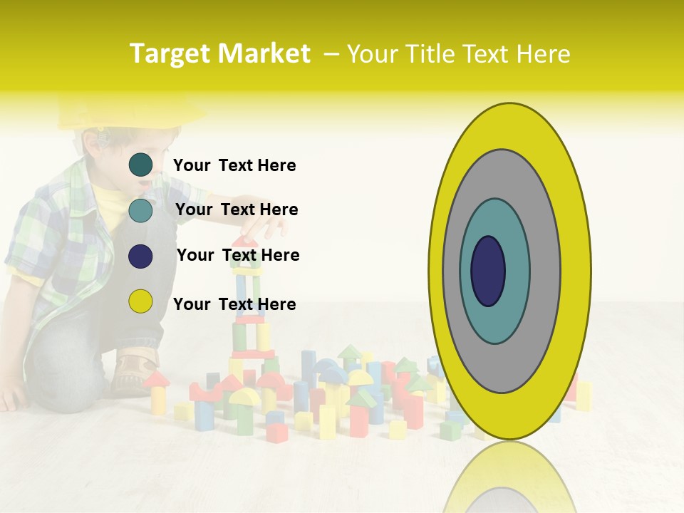 Cubic Multicolor Toy PowerPoint Template