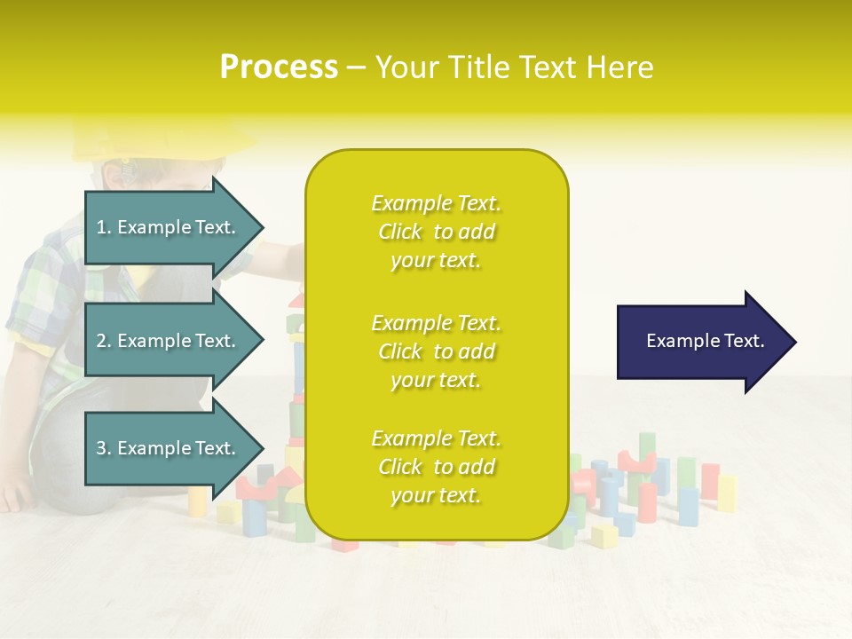 Cubic Multicolor Toy PowerPoint Template