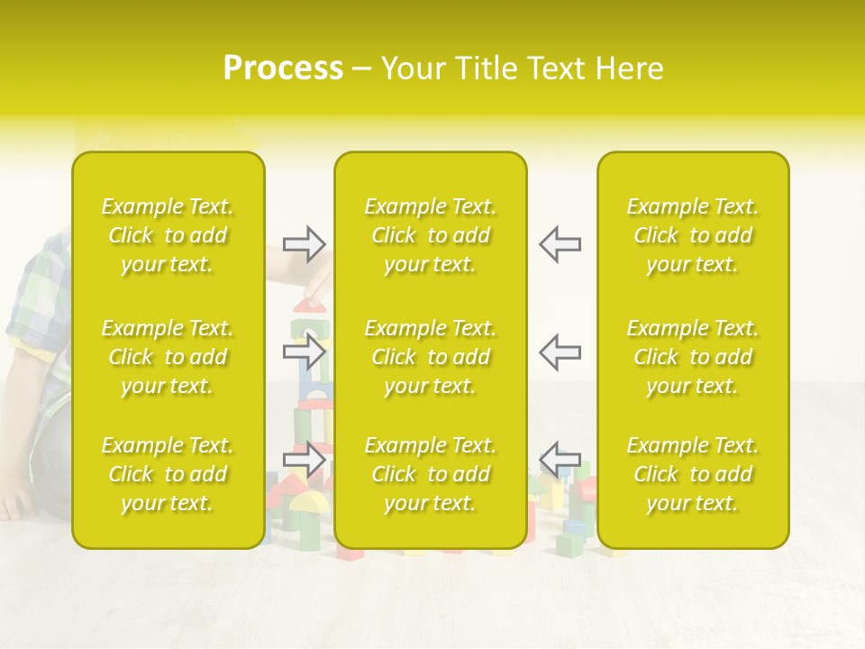Cubic Multicolor Toy PowerPoint Template