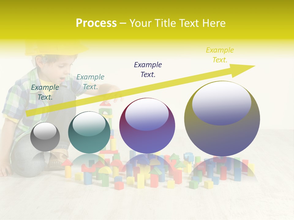 Cubic Multicolor Toy PowerPoint Template