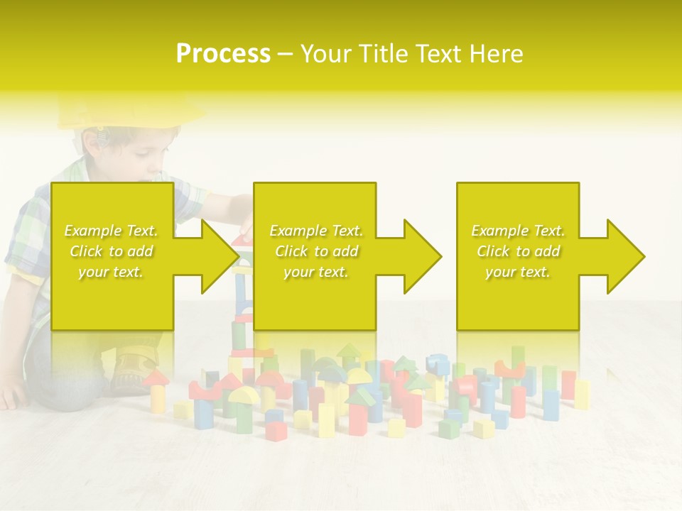 Cubic Multicolor Toy PowerPoint Template