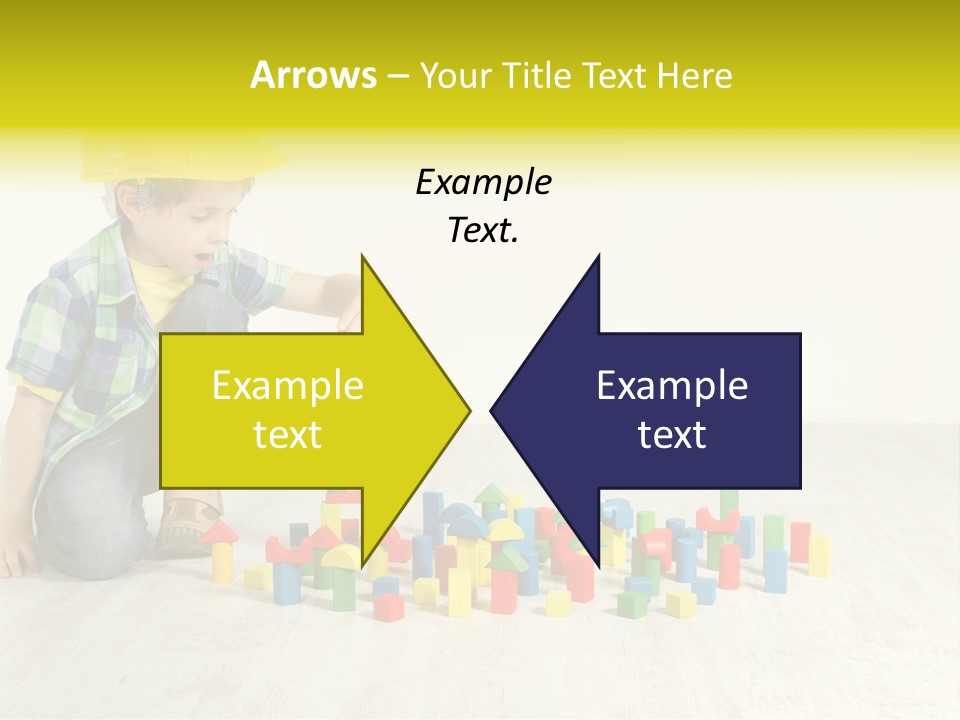 Cubic Multicolor Toy PowerPoint Template