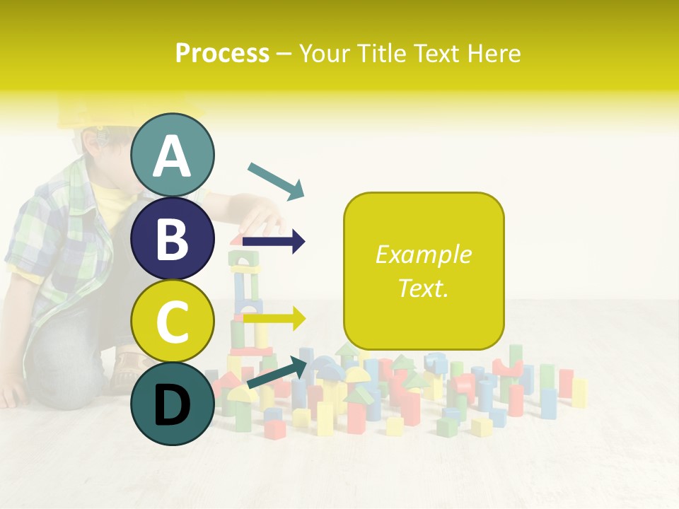 Cubic Multicolor Toy PowerPoint Template