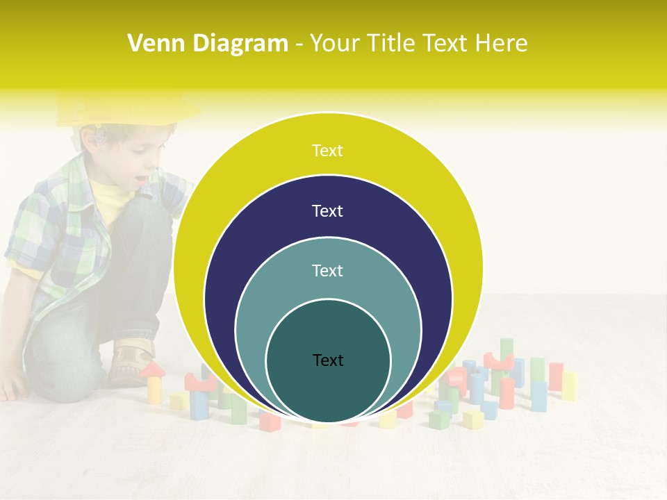 Cubic Multicolor Toy PowerPoint Template