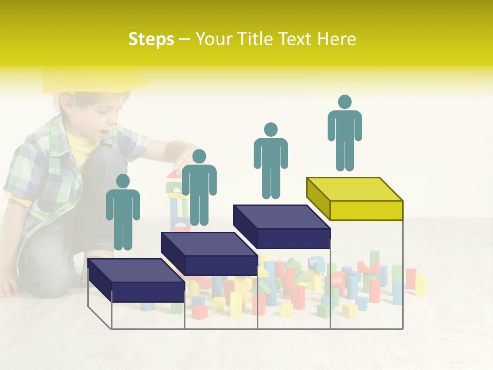 Cubic Multicolor Toy PowerPoint Template