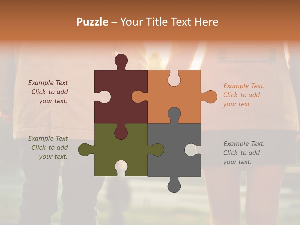 Sunlight Passion Wife PowerPoint Template