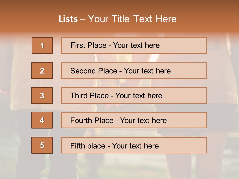 Sunlight Passion Wife PowerPoint Template