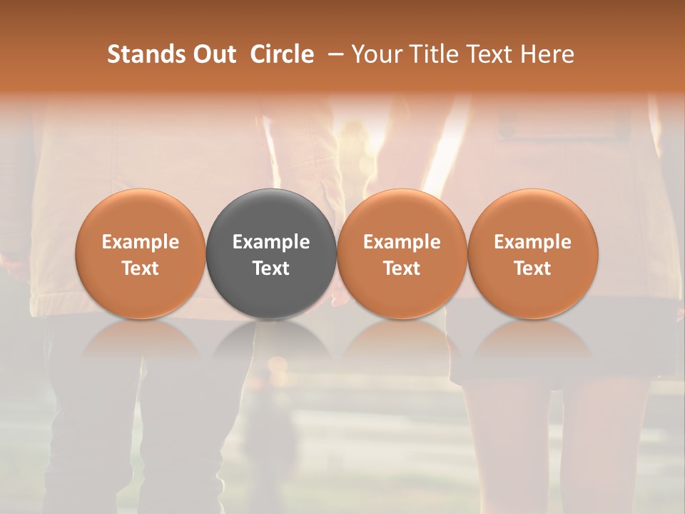 Sunlight Passion Wife PowerPoint Template