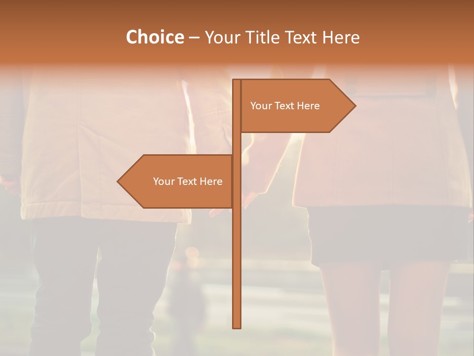 Sunlight Passion Wife PowerPoint Template