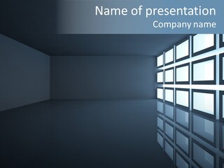 Light Apartment Seat PowerPoint Template