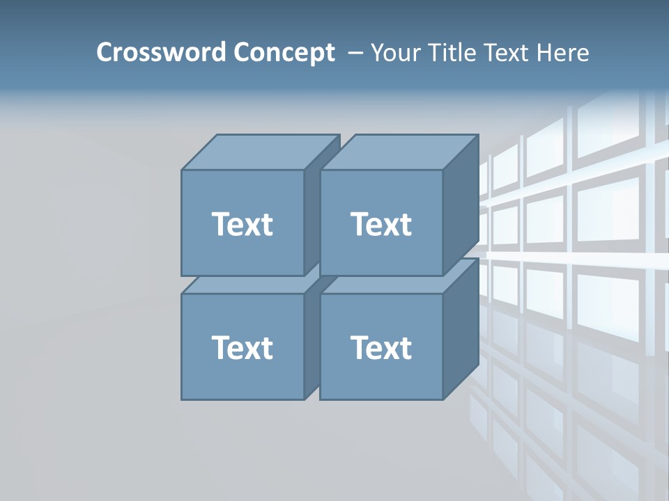 Light Apartment Seat PowerPoint Template