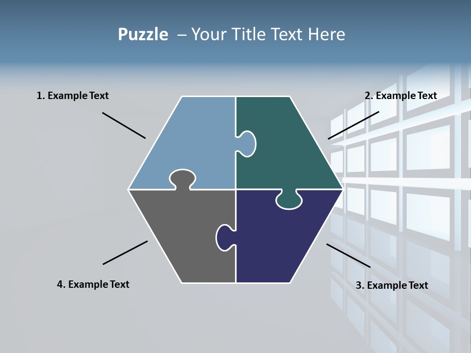 Light Apartment Seat PowerPoint Template