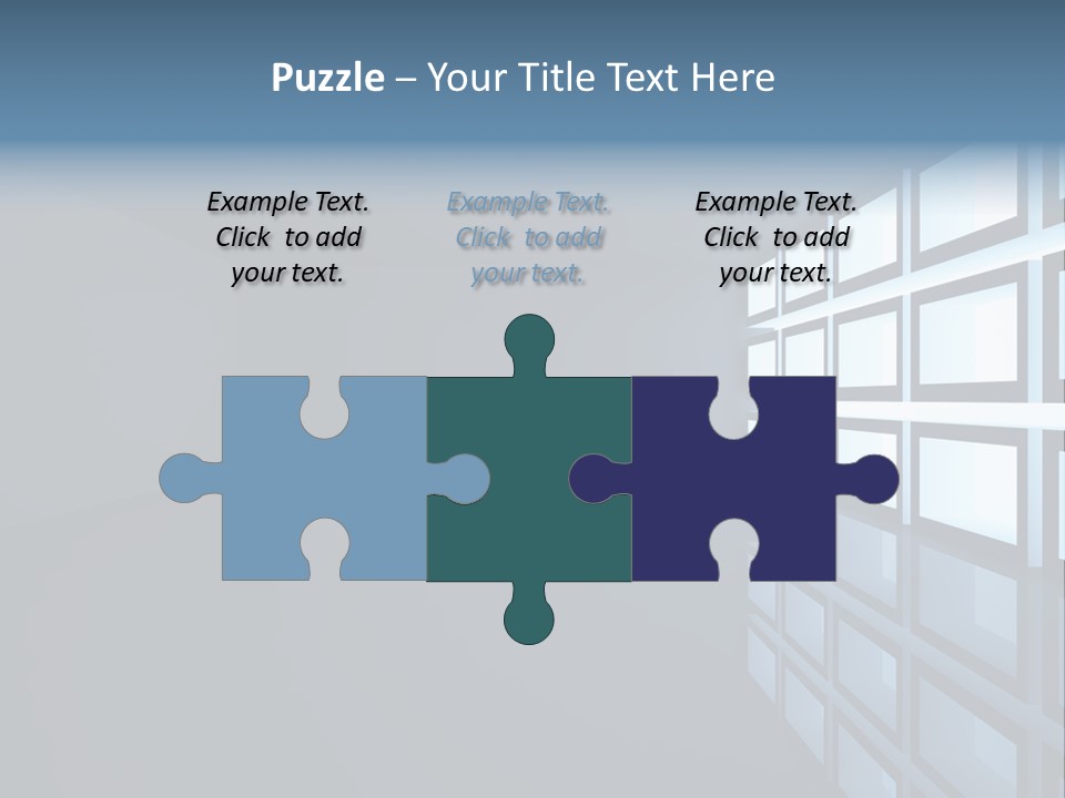 Light Apartment Seat PowerPoint Template