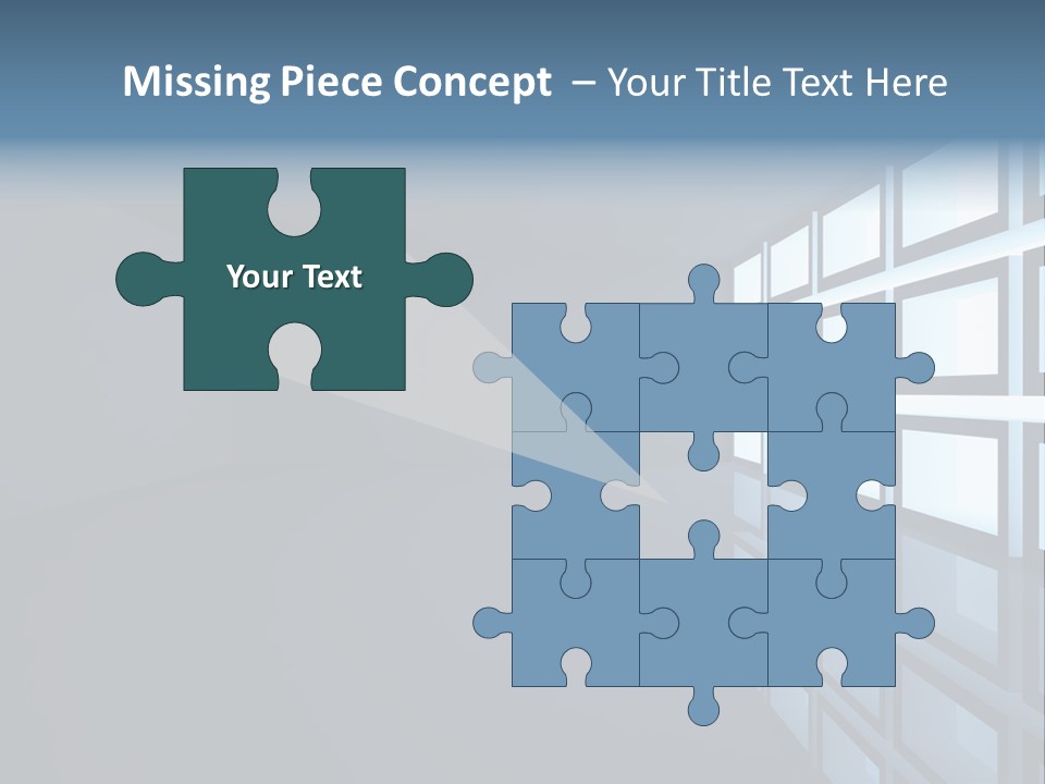 Light Apartment Seat PowerPoint Template