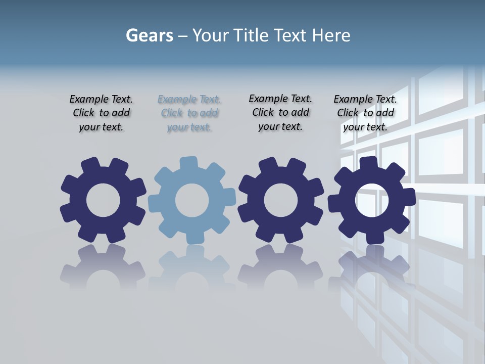 Light Apartment Seat PowerPoint Template