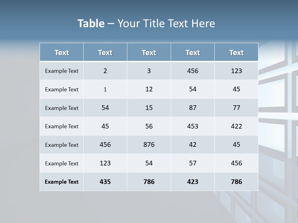 Light Apartment Seat PowerPoint Template
