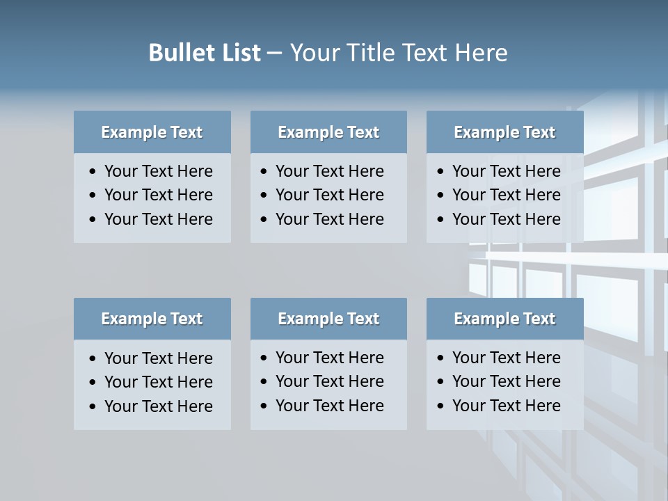 Light Apartment Seat PowerPoint Template