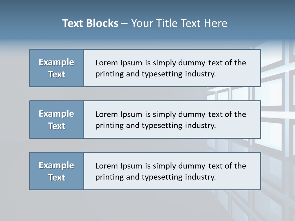 Light Apartment Seat PowerPoint Template