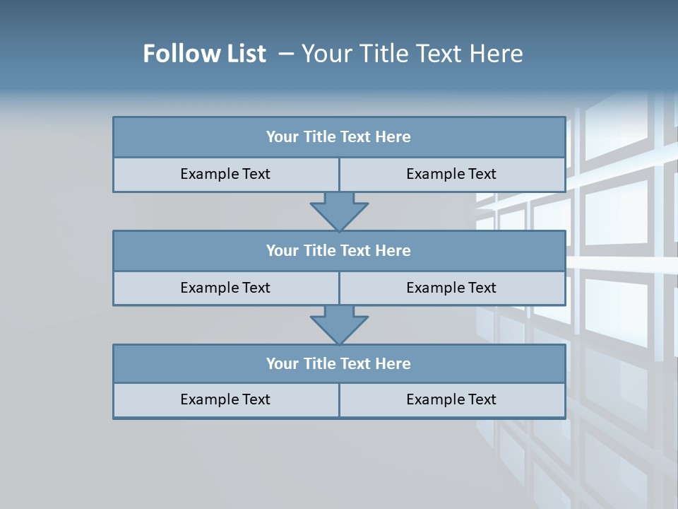 Light Apartment Seat PowerPoint Template