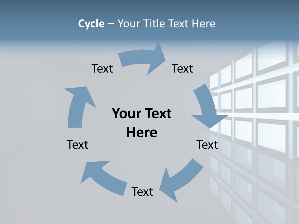Light Apartment Seat PowerPoint Template