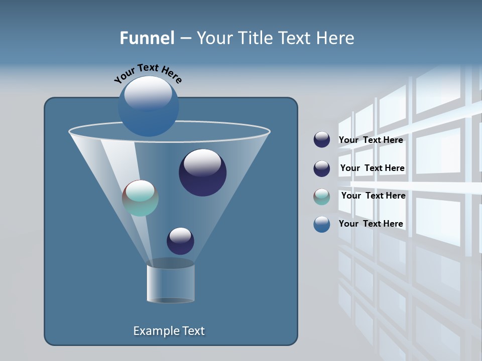 Light Apartment Seat PowerPoint Template