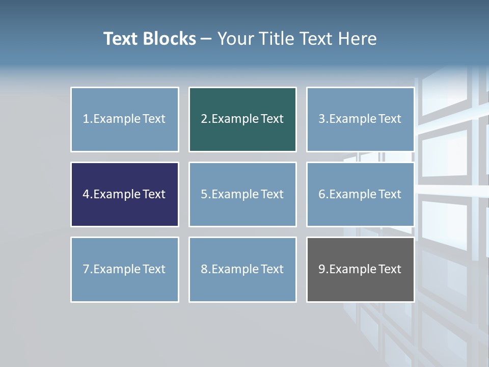Light Apartment Seat PowerPoint Template
