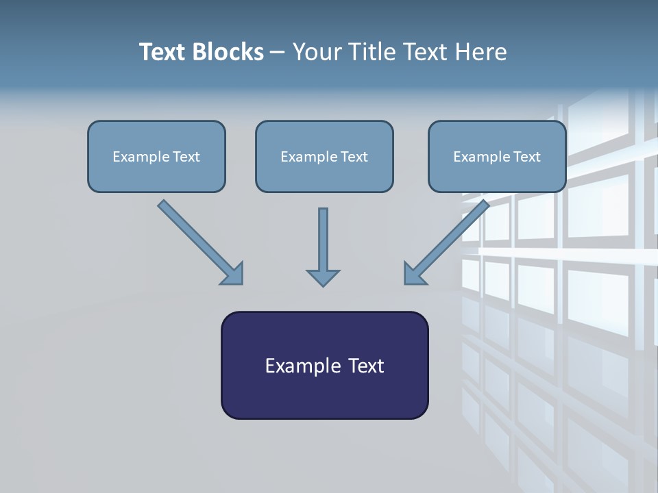 Light Apartment Seat PowerPoint Template