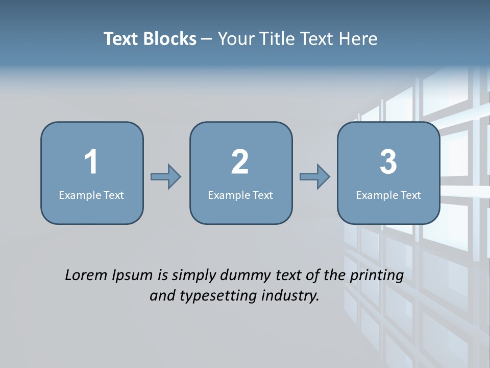 Light Apartment Seat PowerPoint Template