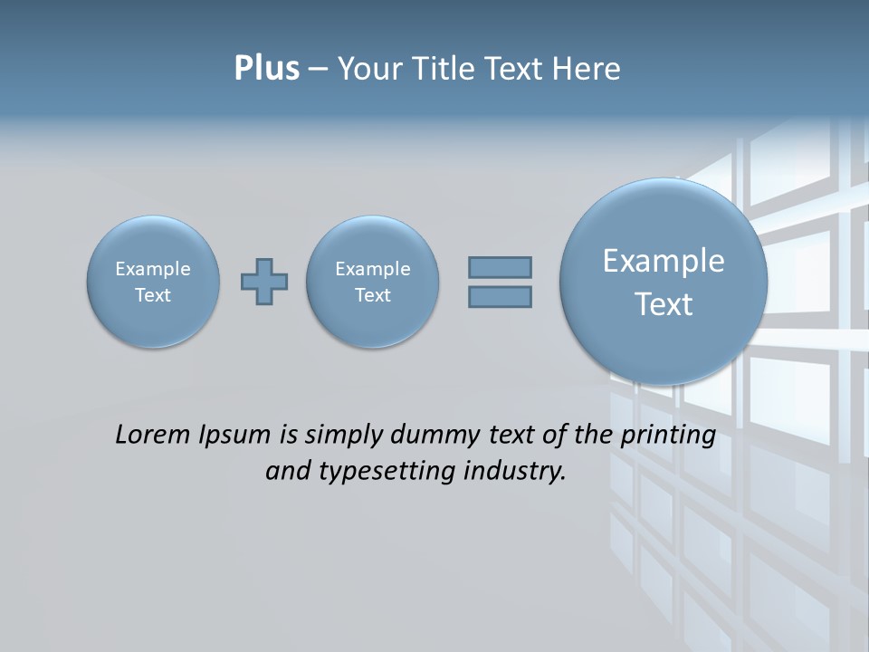 Light Apartment Seat PowerPoint Template