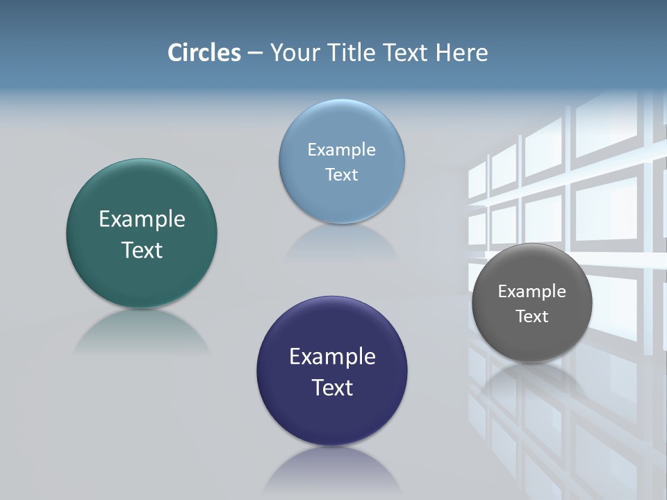 Light Apartment Seat PowerPoint Template