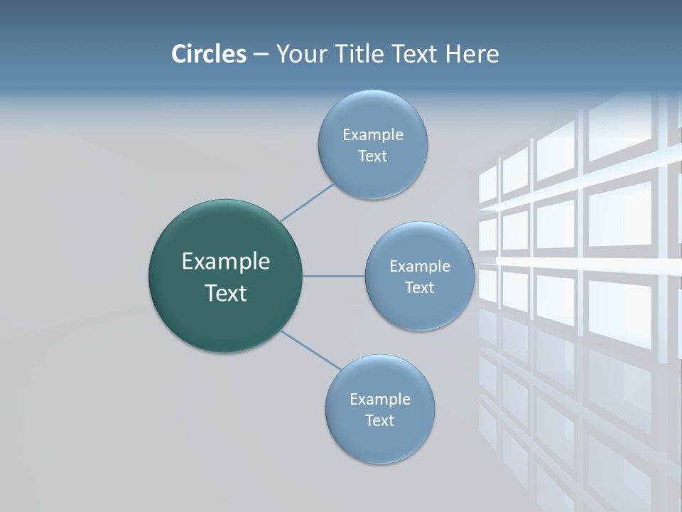 Light Apartment Seat PowerPoint Template
