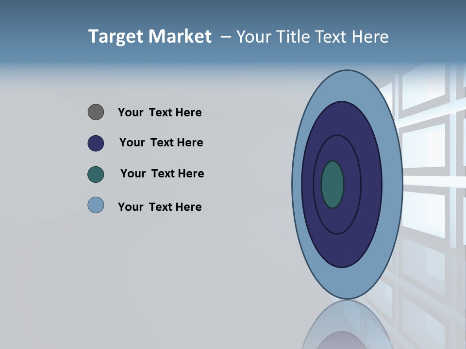 Light Apartment Seat PowerPoint Template