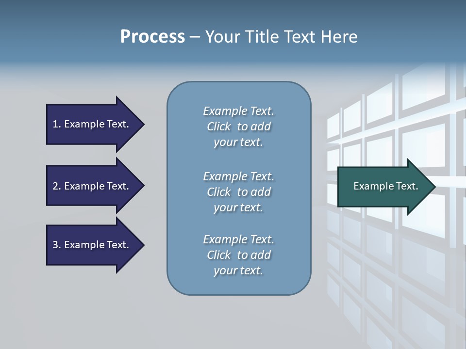Light Apartment Seat PowerPoint Template