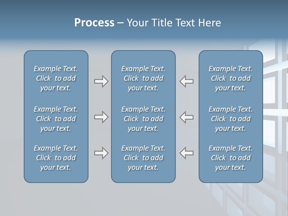 Light Apartment Seat PowerPoint Template