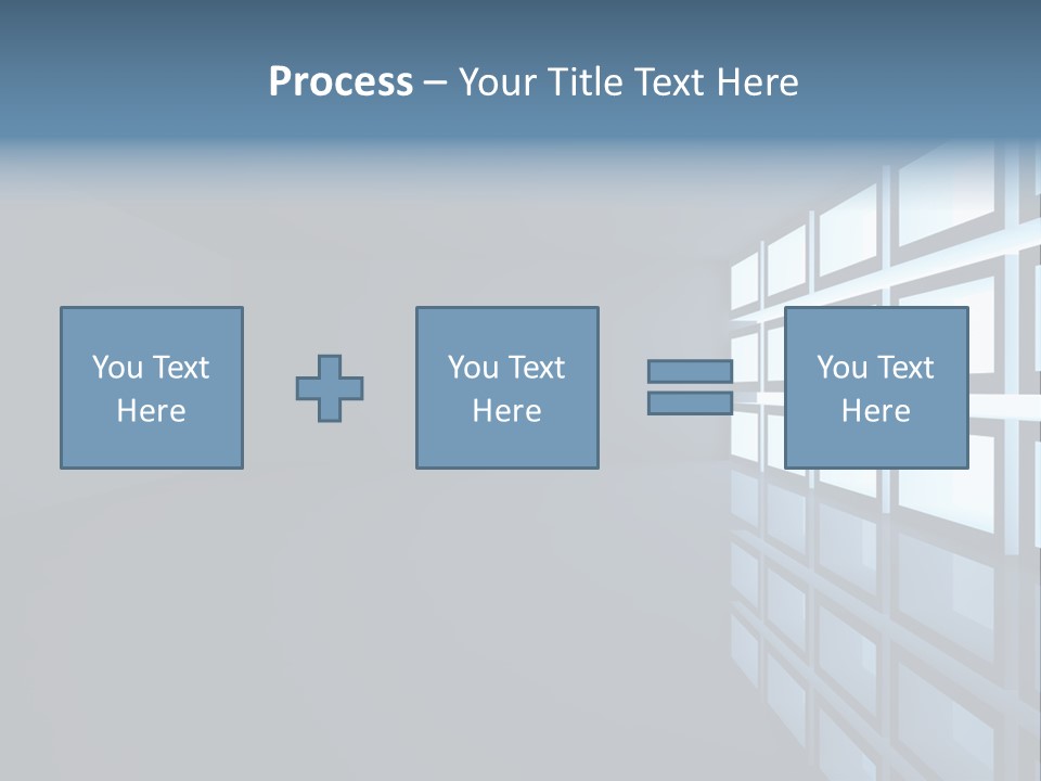 Light Apartment Seat PowerPoint Template
